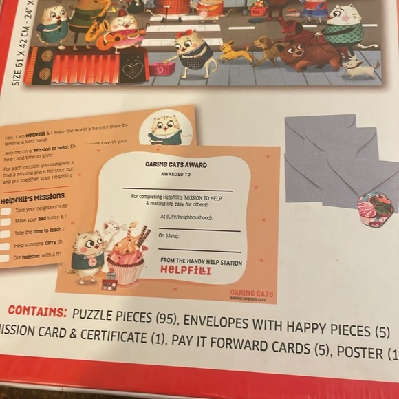Caring Cats Helpfilli‎ Puzzle 100 Pieces - Picture 3 of 6